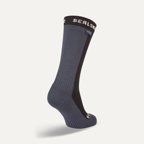 SEALSKINZ Starston Waterproof Cold Weather Mid Length Socks - Black