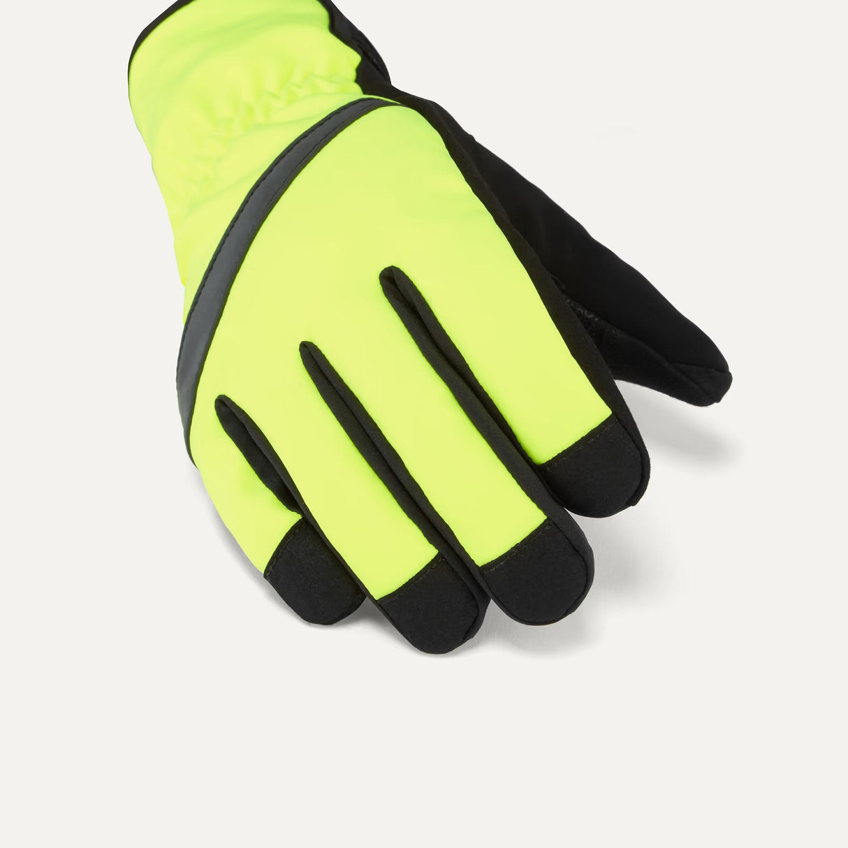 SEALSKINZ Bodham Waterproof All Weather Cycle Gloves - Neon Yellow