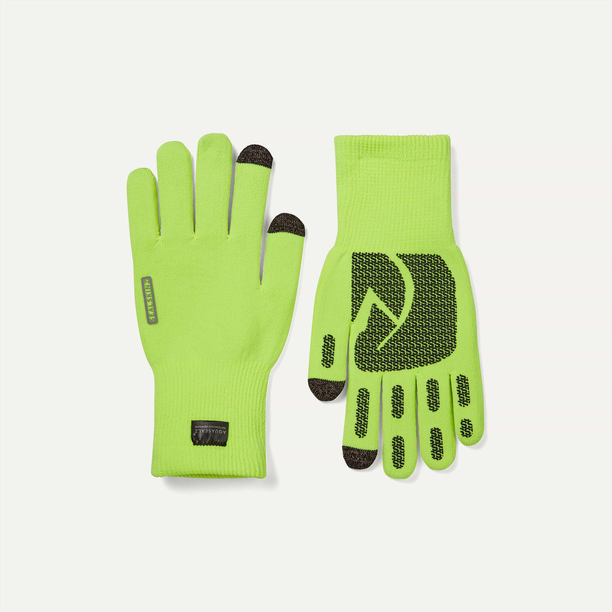 SEALSKINZ Anmer Waterproof All Weather Ultra Grip Glove - Neon Yellow