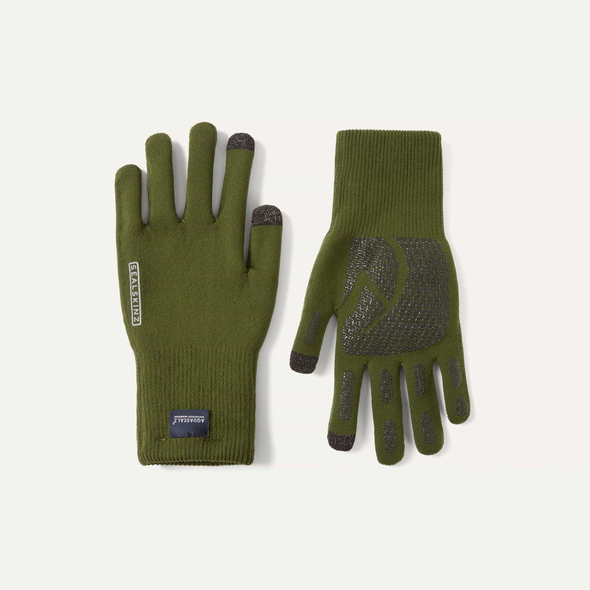 SEALSKINZ Anmer Waterproof All Weather Ultra Grip Glove - Olive