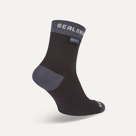 SEALSKINZ Wretham Waterproof Warm Weather Ankle Length Socks - Black