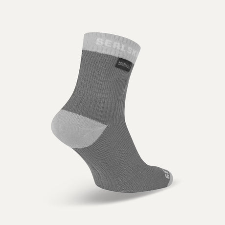 SEALSKINZ Wretham Waterproof Warm Weather Ankle Length Socks - Grey