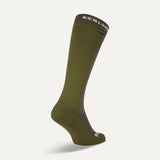 SEALSKINZ Worstead Waterproof Cold Weather Knee Length Socks - Olive