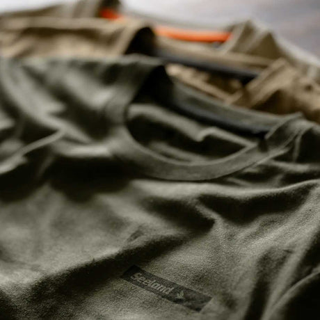 SEELAND 3-Pack T-Shirts - Mens - Pine Green / Military Olive / Grape Leaf