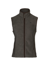 SEELAND Woodcock Ivy Fleece Waistcoat - Women's - Dark Grey Melange