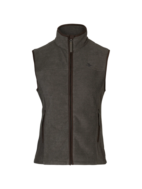 SEELAND Woodcock Ivy Fleece Waistcoat - Women's - Dark Grey Melange