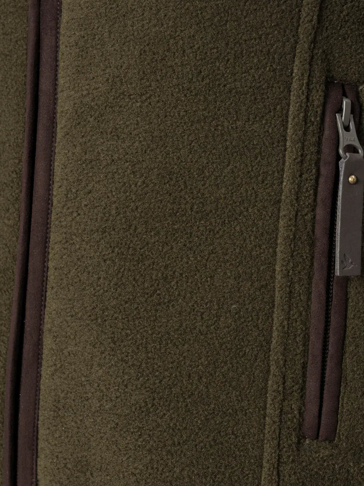 SEELAND Woodcock Ivy Fleece Waistcoat - Women's - Pine Green Melange d02
