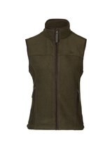 SEELAND Woodcock Ivy Fleece Waistcoat - Women's - Pine Green Melange