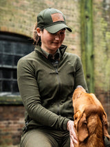 SEELAND Dew Fleece - Women's - Pine Green worn while hunting