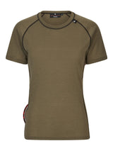 SEELAND Apex Aia Merino T-Shirt - Womens - Covert Green