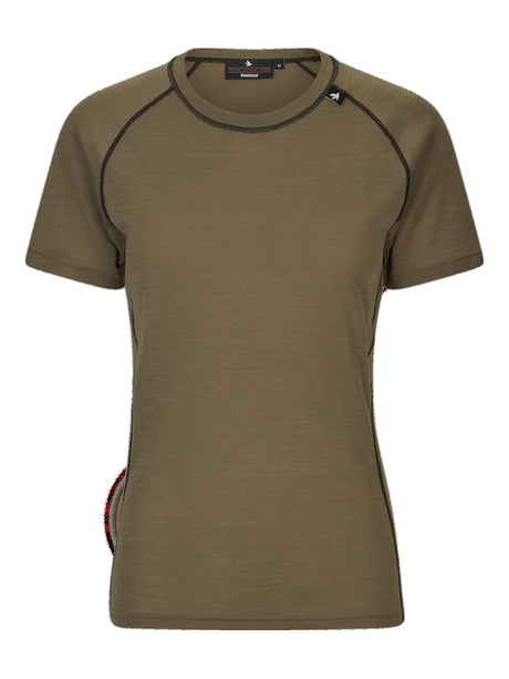 SEELAND Apex Aia Merino T-Shirt - Womens - Covert Green