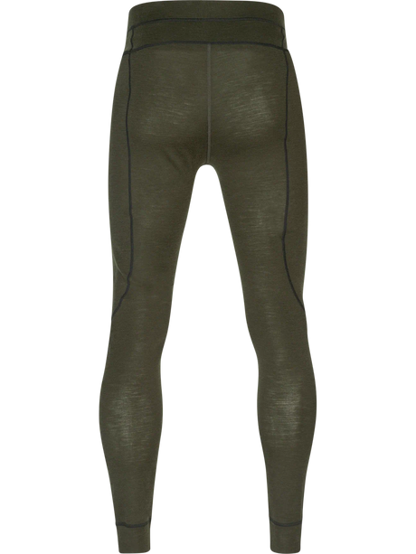 SEELAND Apex One Hundred Long Johns - Mens - Pine Green - back flat lay