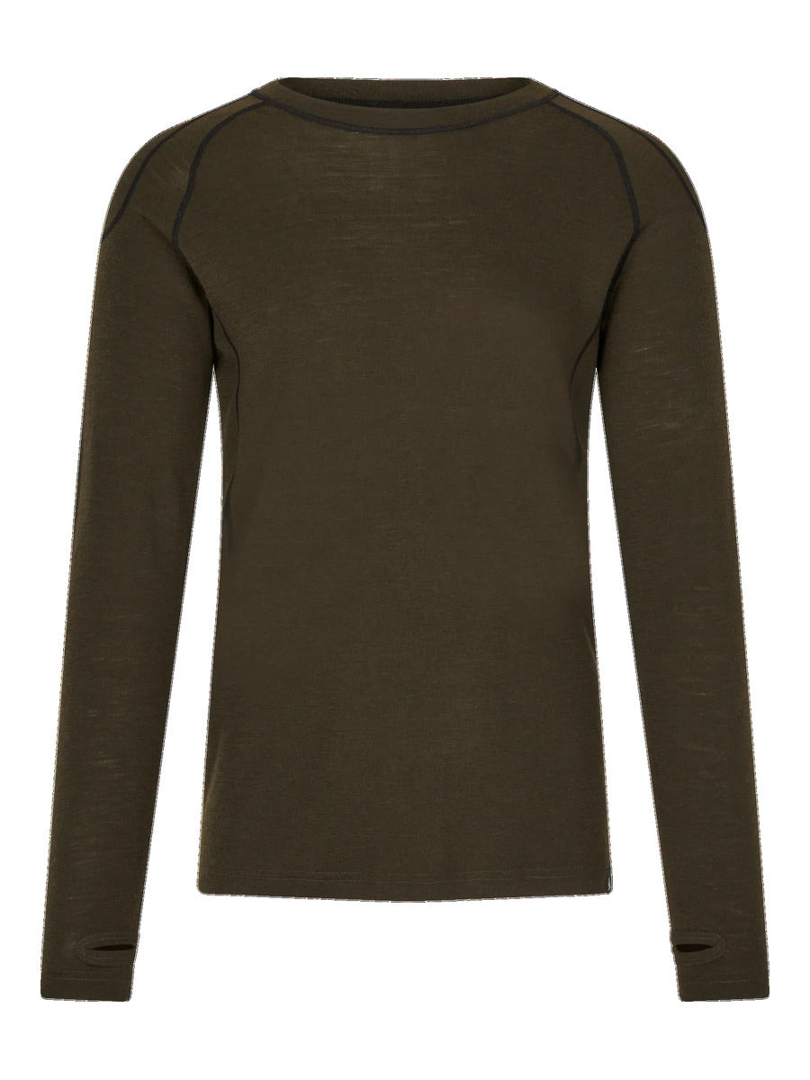 SEELAND Apex One Hundred Long Sleeve T-Shirt - Mens - Pine Green