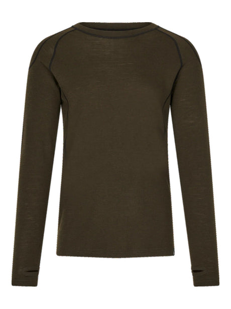 SEELAND Apex One Hundred Long Sleeve T-Shirt - Mens - Pine Green