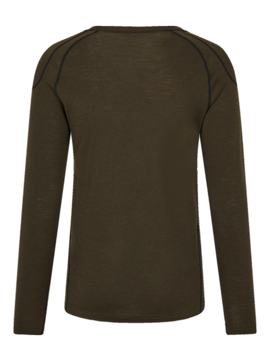 SEELAND Apex One Hundred Long Sleeve T-Shirt - Mens - Pine Green