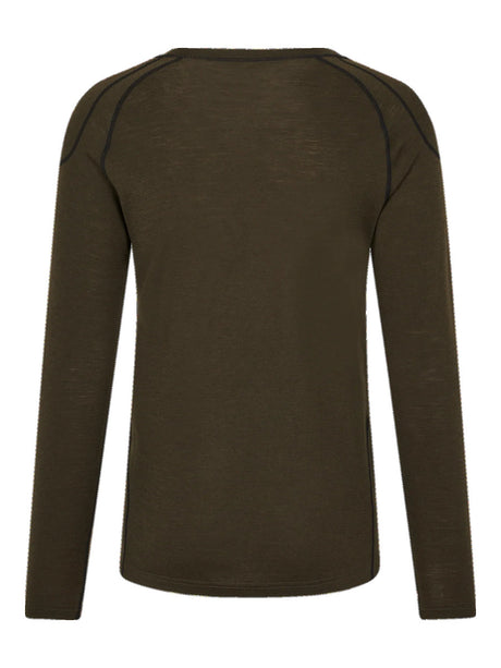 SEELAND Apex One Hundred Long Sleeve T-Shirt - Mens - Pine Green