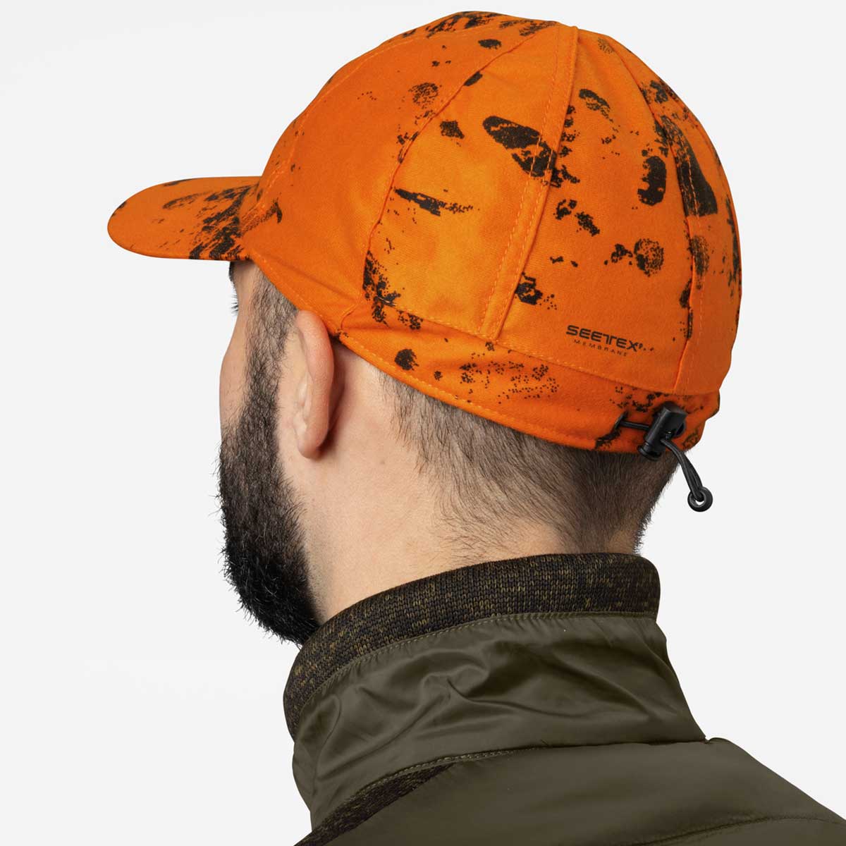 SEELAND Avail Camo Cap - InVis Orange Blaze