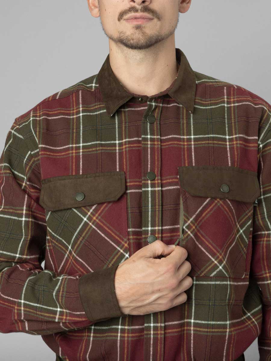 SEELAND Banff Shirt - Mens - Red Check