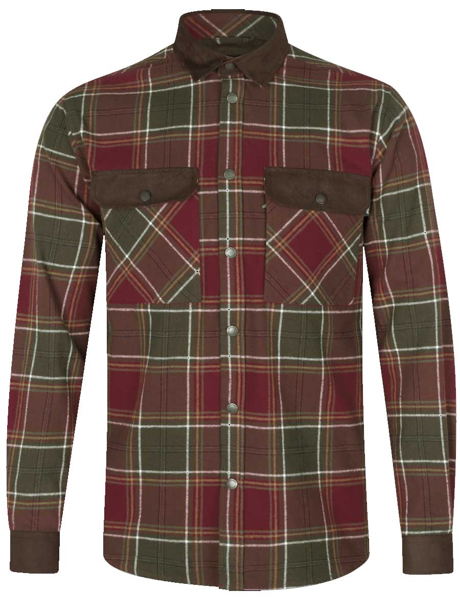 SEELAND Banff Shirt - Mens - Red Check