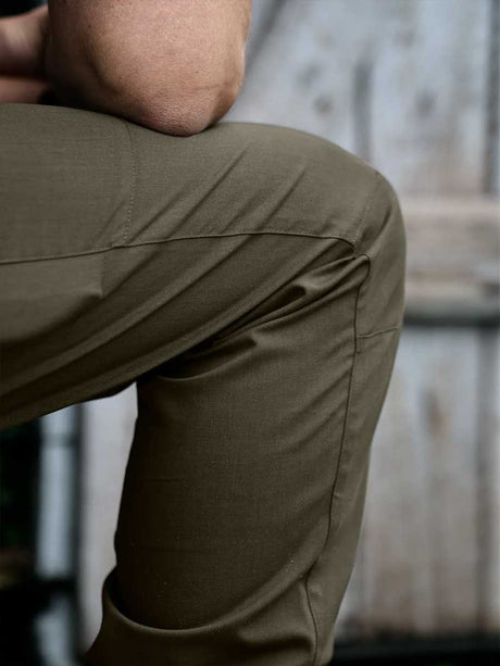 SEELAND Beech Trousers - Mens - Grape Leaf