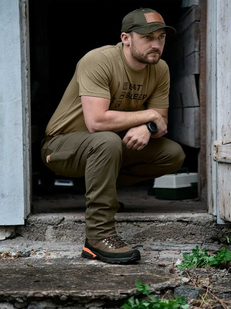 SEELAND Beech Trousers - Mens - Grape Leaf