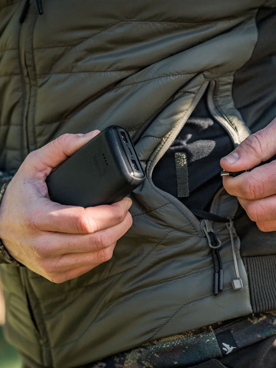 SEELAND Celsius Heat Liner Waistcoat - Mens - Grape Leaf