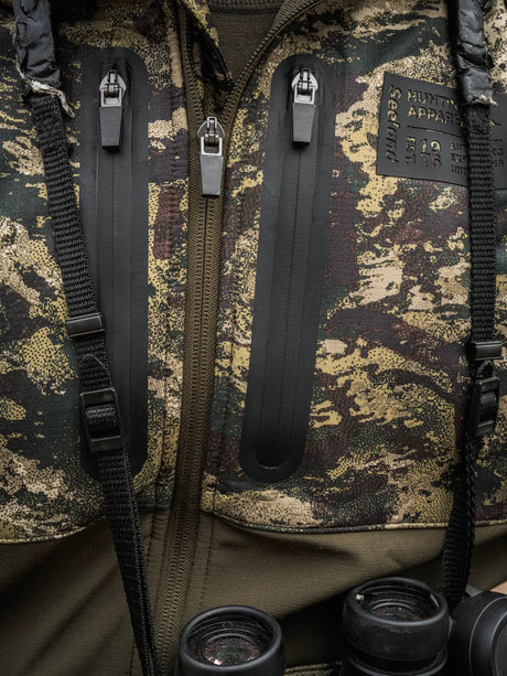 SEELAND Chaser Aero Camo Jacket - Mens - InVis MPC Green - radio pocket detail