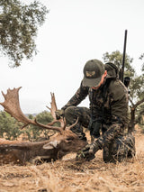 SEELAND Chaser Aero Camo Jacket - Mens - InVis MPC Green - hunter with deer