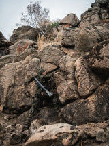 SEELAND Chaser Aero Camo Jacket - Mens - InVis MPC Green - hunter climbing rocks