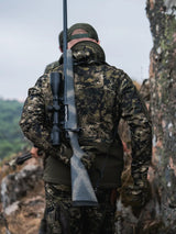 SEELAND Chaser Aero Camo Jacket - Mens - InVis MPC Green - rear hunting view