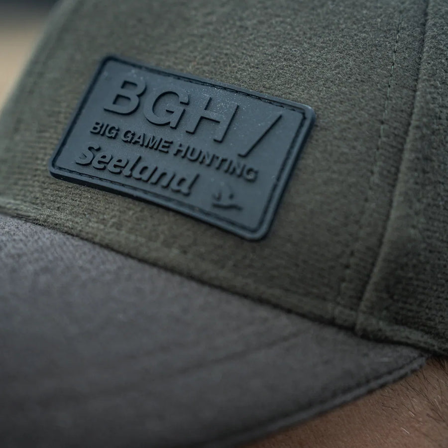 SEELAND Chaser BGH Cap - Mens - Pine Green - cap detail
