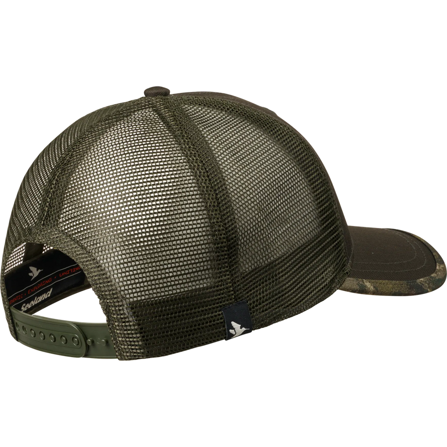 SEELAND Ganister Trucker Cap - Pine Green - back product view
