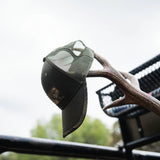 SEELAND Ganister Trucker Cap - Pine Green - outdoor cap detail