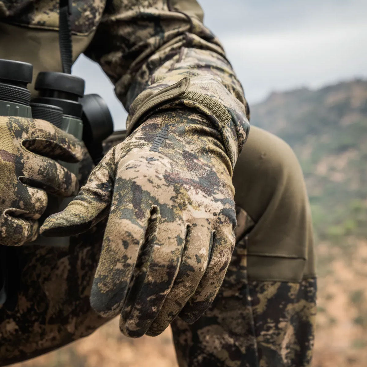 SEELAND Grip Shooting Gloves - InVis MPC Green Camo