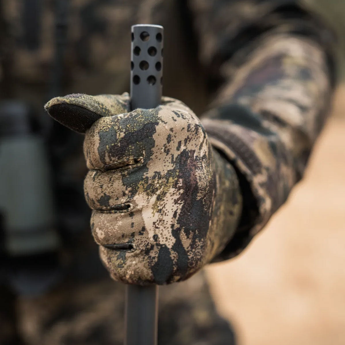 SEELAND Grip Shooting Gloves - InVis MPC Green Camo