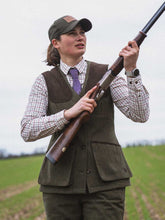 Load image into Gallery viewer, SEELAND Hillside Harriet Tweed Waistcoat - Women&#39;s - Moss Green
