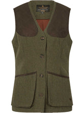 Load image into Gallery viewer, SEELAND Hillside Harriet Tweed Waistcoat - Women&#39;s - Moss Green
