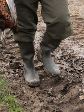 Load image into Gallery viewer, SEELAND Hillside Classic Jersey Lined Wellington Boots - Men&#39;s - Pine Green
