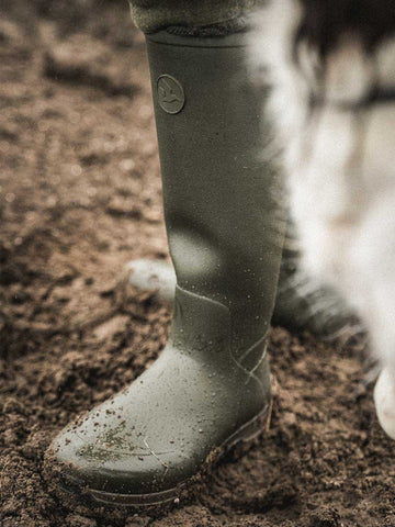 SEELAND Hillside Neo Enforced Wellington Boots Men's Pine Green UK (EU 40 US 7)