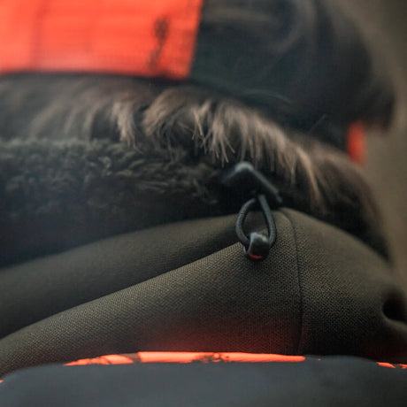 SEELAND Iron Neckgaiter - Pine Green - neckgaiter detail