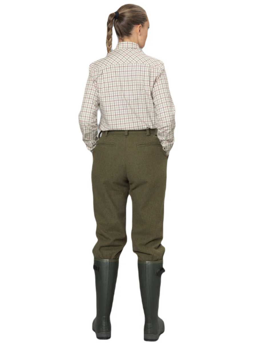 SEELAND Kerry Shooting Shirt - Women's - Cabernet / Blue Check