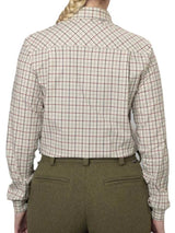 SEELAND Kerry Shooting Shirt - Women's - Cabernet / Blue Check