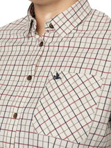 SEELAND Kerry Shooting Shirt - Women's - Cabernet / Blue Check