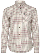 SEELAND Kerry Shooting Shirt - Women's - Cabernet / Blue Check