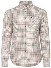 Load image into Gallery viewer, SEELAND Kerry Shooting Shirt - Women&#39;s - Cabernet / Blue Check
