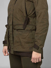 Load image into Gallery viewer, SEELAND Key Point Kora Waterproof Jacket - Ladies - Pine Green / Grizzly Brown
