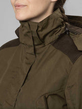 Load image into Gallery viewer, SEELAND Key Point Kora Waterproof Jacket - Ladies - Pine Green / Grizzly Brown
