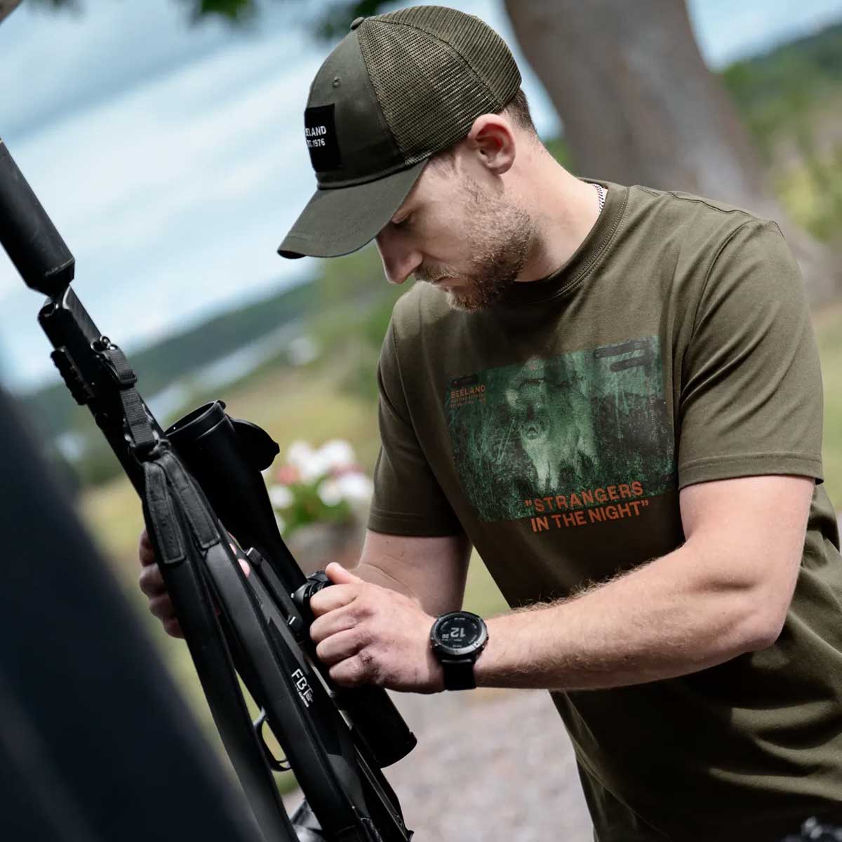 SEELAND Nightvision T-Shirt - Mens - Pine Green