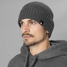 Load image into Gallery viewer, SEELAND Norite Beanie - Merino Wool - Grey Melange
