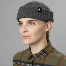 Load image into Gallery viewer, SEELAND Norite Beanie - Merino Wool - Grey Melange
